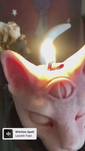 Load and play video in Gallery viewer, Spiritual feline protection candle
